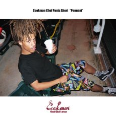 画像11: COOKMAN  Chef Pants Short Pennant (Black) (11)