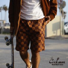 画像10: COOKMAN  Chef Pants Short Checker (Brown) (10)