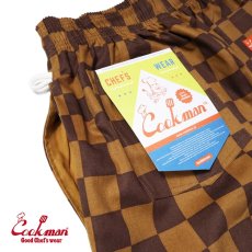 画像7: COOKMAN  Chef Pants Short Checker (Brown) (7)