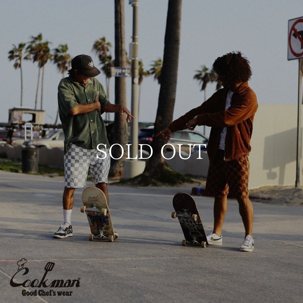 画像9: COOKMAN  Chef Pants Short Checker (Brown) (9)