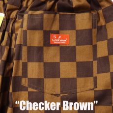 画像6: COOKMAN  Chef Pants Short Checker (Brown) (6)