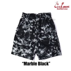 画像2: COOKMAN  Chef Pants Short Marble (Black) (2)