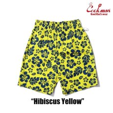 画像2: COOKMAN  Chef Pants Short Hibiscus (Yellow) (2)