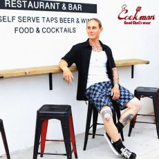 画像8: COOKMAN  Chef Pants Short Checker (Charcoal) (8)