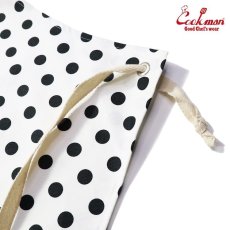 画像3: COOKMAN  Long Apron Dots (White) (3)