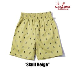 画像2: COOKMAN  Chef Pants Short Skull (Beige) (2)