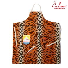 画像2: COOKMAN  Long Apron Tiger (Orange) (2)