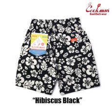 画像3: COOKMAN  Chef Pants Short Hibiscus (Black) (3)