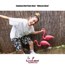 画像10: COOKMAN  Chef Pants Short Hibiscus (Black) (10)