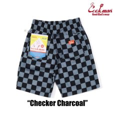 画像3: COOKMAN  Chef Pants Short Checker (Charcoal) (3)