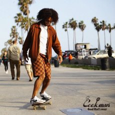 画像8: COOKMAN  Chef Pants Short Checker (Brown) (8)