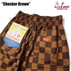 画像5: COOKMAN  Chef Pants Short Checker (Brown) (5)