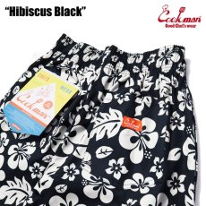 画像5: COOKMAN  Chef Pants Short Hibiscus (Black) (5)