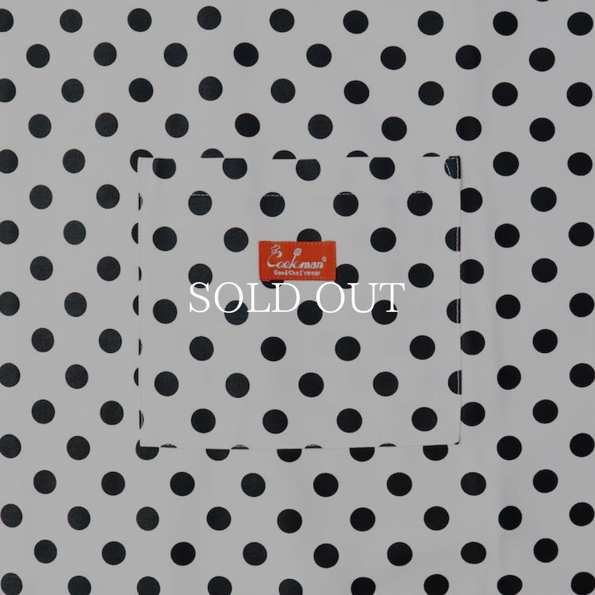 画像4: COOKMAN  Long Apron Dots (White) (4)