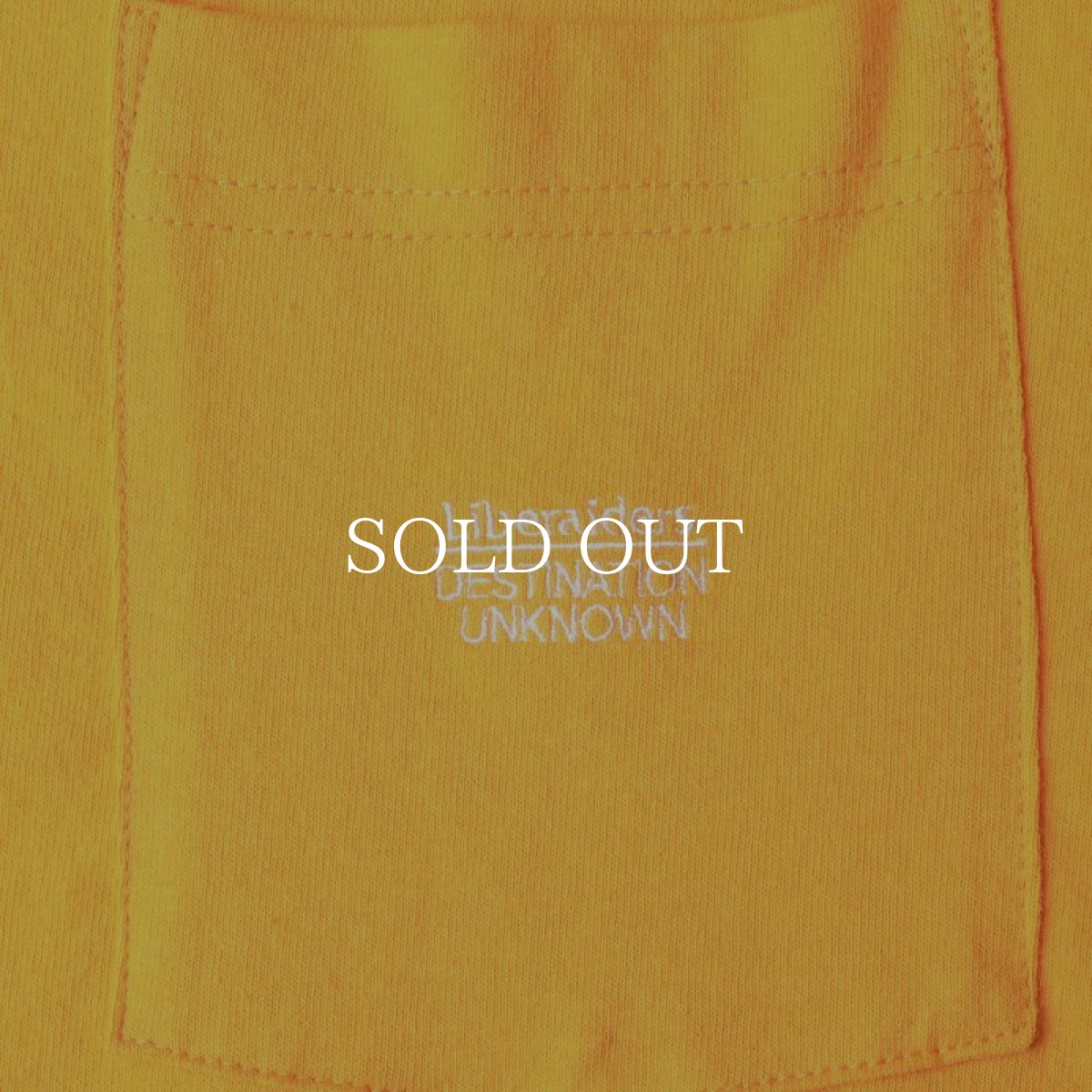 画像3: Liberaiders  LIBERAIDERS POCKET S/S TEE (GOLD YELLOW) (3)