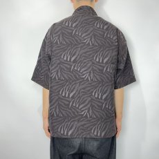 画像3: CALEE  Animal type pattern drop shoulder S/S shirt (Black) (3)