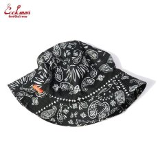 画像2: COOKMAN  Bucket Hat Paisley (Black) (2)