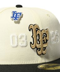 画像8: LFYT  LFYT x NEW ERA LF LOGO 59FIFTY 20TH ANNIVERSARY (NATURAL × BLACK) (8)