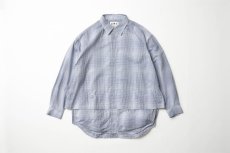 画像1: CMF OUTDOOR GARMENT  NEWSPAPER SHIRTS (BLUE CHECK) (1)