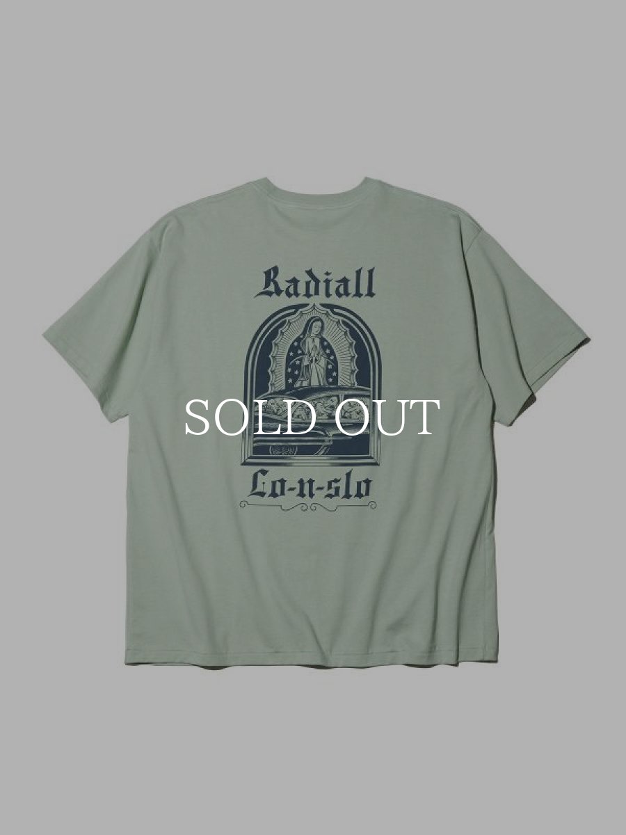 画像2: RADIALL  LO-N-SLO-CREW NECK T-SHIRT S/S (Sage Green) (2)