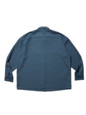 画像2: COOTIE   T/W Work L/S Shirt (Smoke Navy) (2)