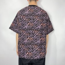 画像3: CALEE  Animal type pattern S/S cutsew (Dark Purple) (3)