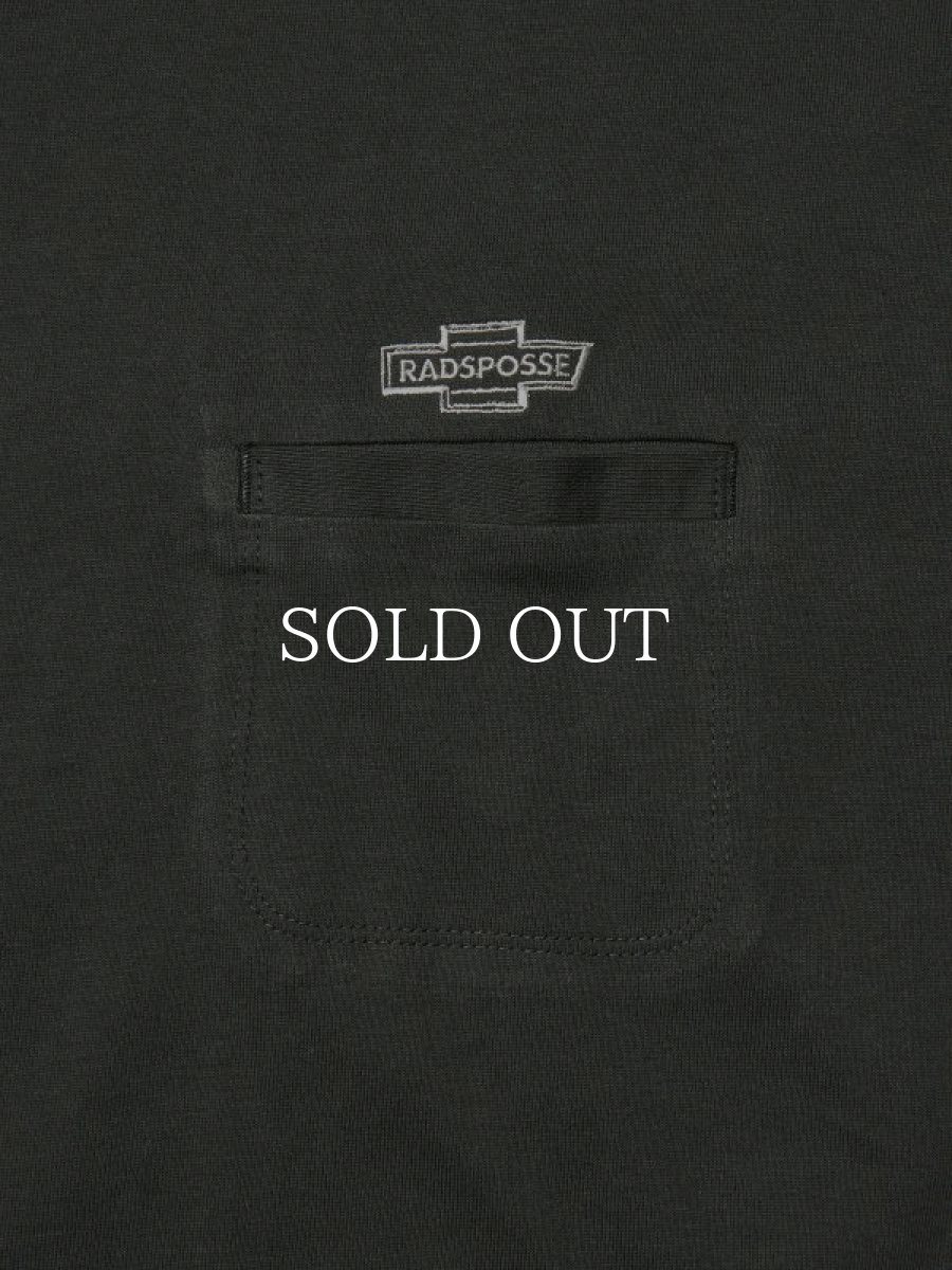 画像3: RADIALL  BOWTIE-CREW NECK T-SHIRT S/S (Ink Black) (3)