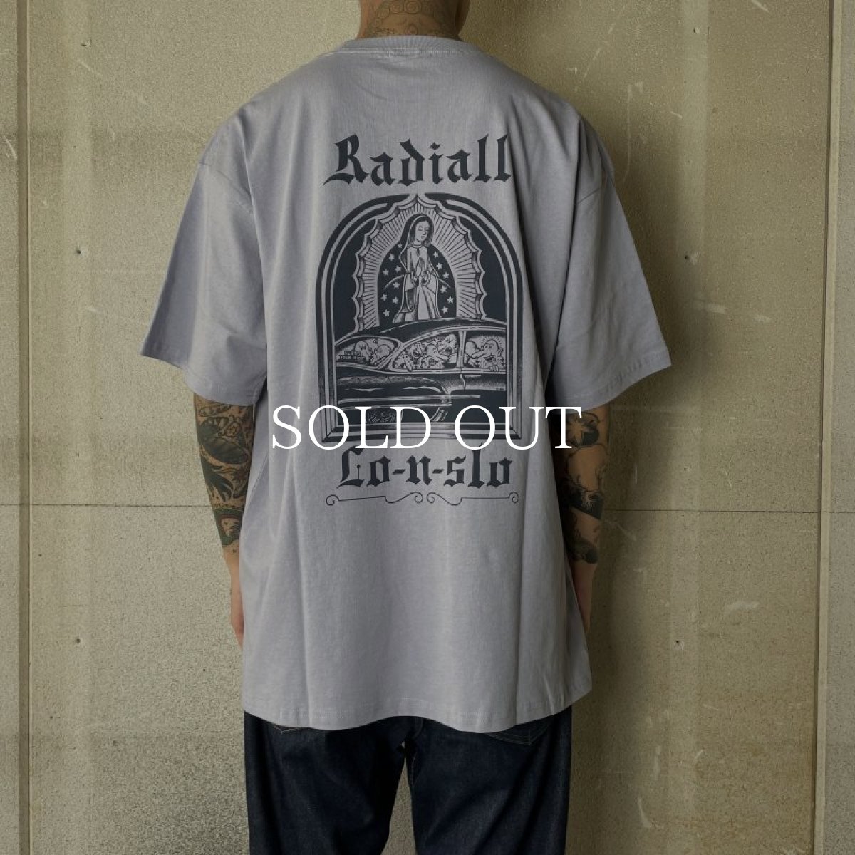 画像6: RADIALL  LO-N-SLO-CREW NECK T-SHIRT S/S (Purple) (6)