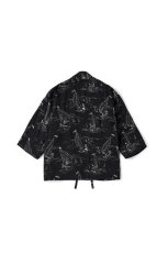 画像2: OLD JOE   ORIENTAL FRONT BEACH SHIRTS (MARINE) (BLACK) (2)