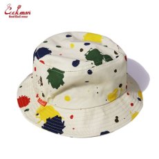 画像1: COOKMAN  Bucket Hat Sauce splash (Beige) (1)