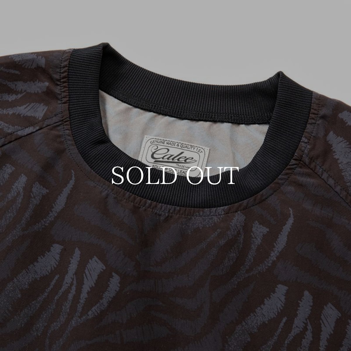 画像3: CALEE  Animal type pattern S/S cutsew (Black) (3)