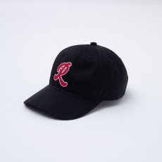 画像2: RATS  DAD CAP LETTERED (BLACK x RED) (2)