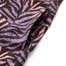 画像4: CALEE  Animal type pattern drop shoulder S/S shirt (Dark Purple) (4)