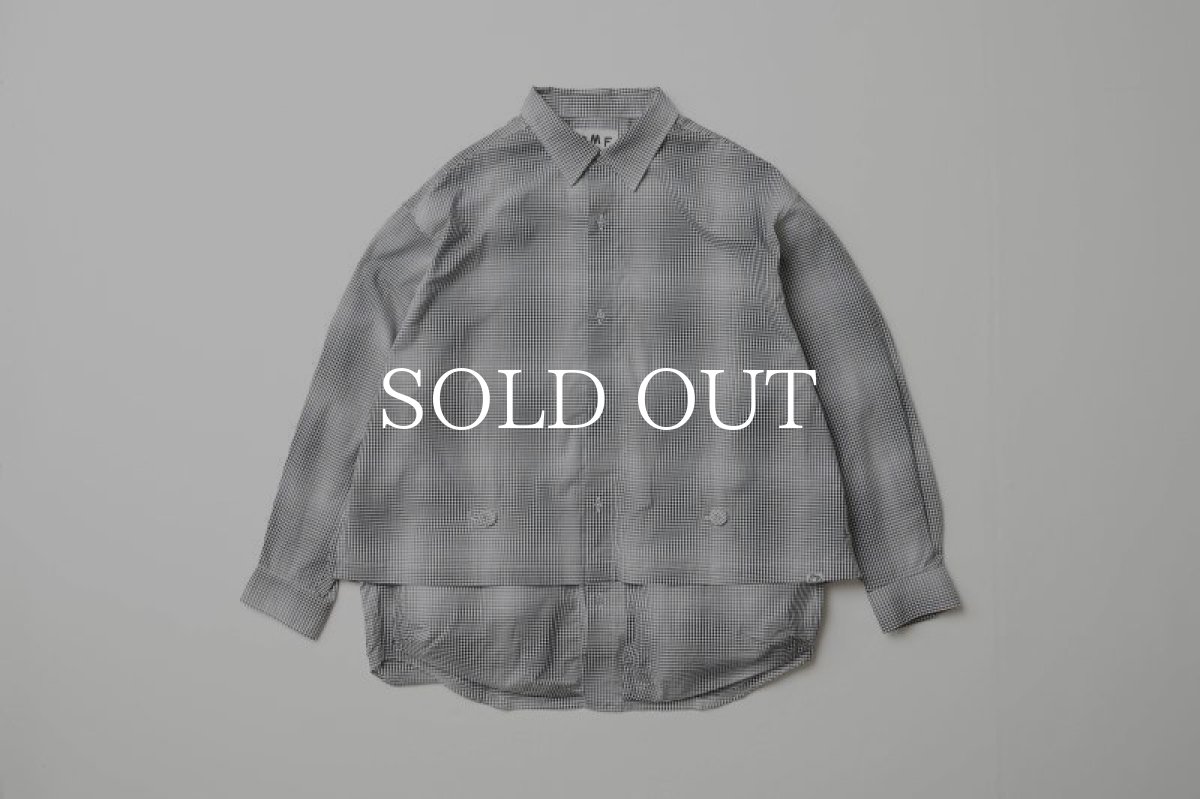 画像1: CMF OUTDOOR GARMENT  NEWSPAPER SHIRTS (BLACK CHECK) (1)