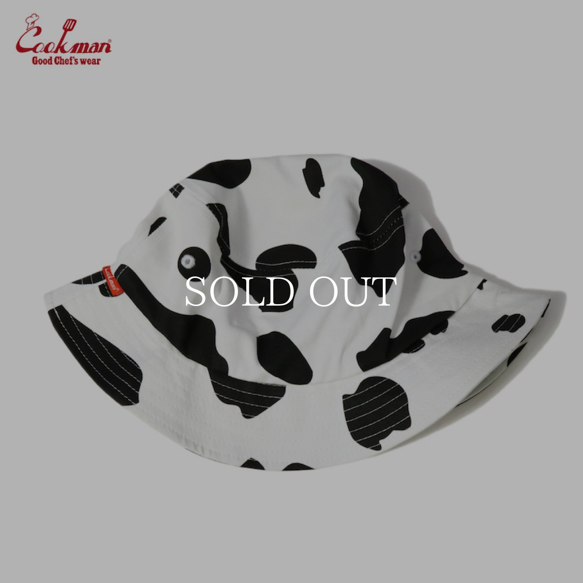 画像2: COOKMAN  Bucket Hat Cow (White) (2)
