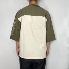 画像3: CHALLENGER  Q/S ARMY FOOTBALL TEE   (OLIVE × WHITE) (3)