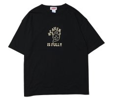 画像1: CUTRATE  HEAVEN IS FULL LOGO DROPSHOULDER S/S T-SHIRT (BLACK) (1)