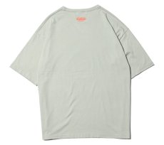 画像2: CUTRATE  SKULL CREAM LOGO DROPSHOULDER S/S T-SHIRT (SAGE GREEN) (2)