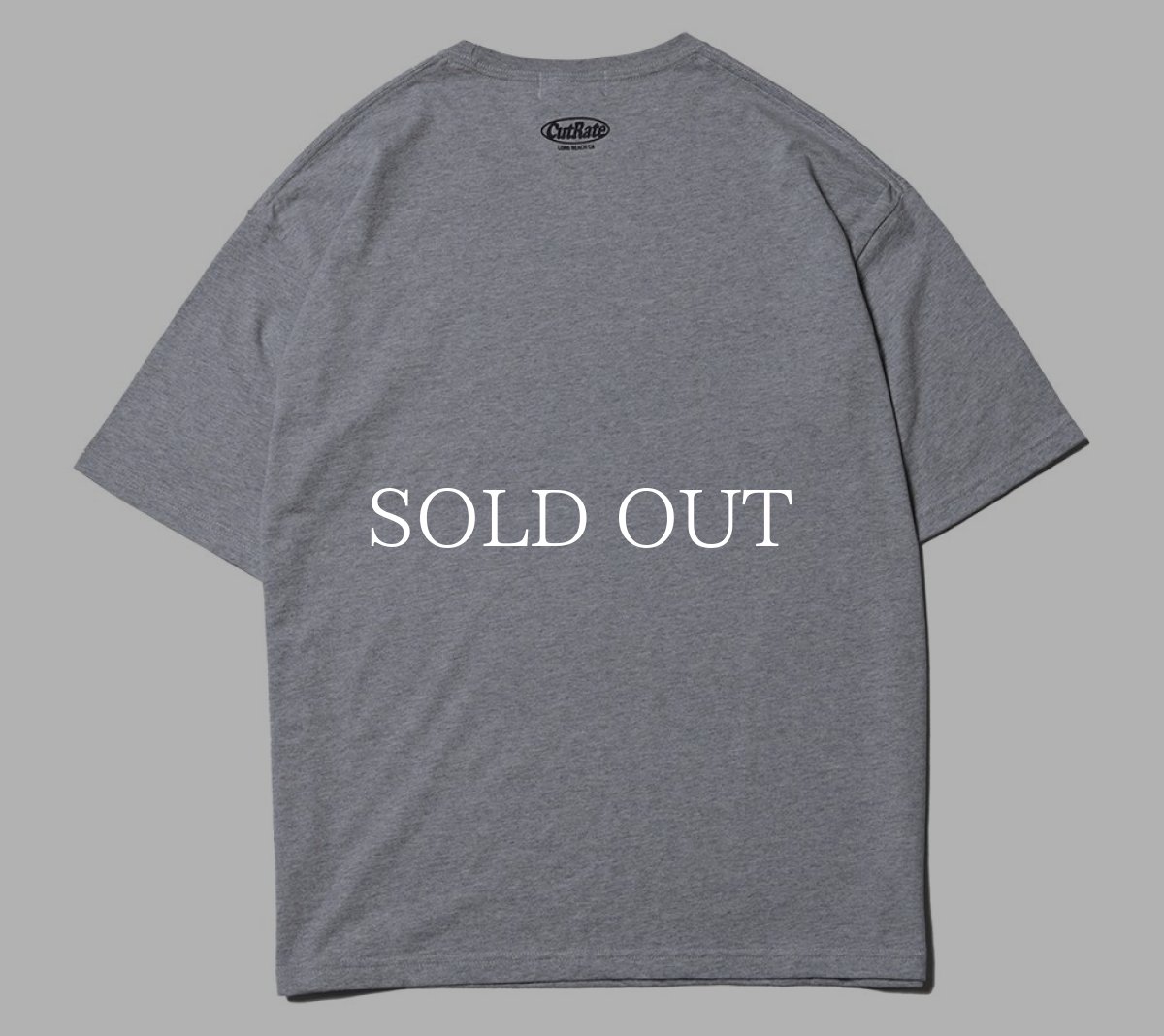 画像2: CUTRATE  HEAVEN IS FULL LOGO DROPSHOULDER S/S T-SHIRT (GRAY) (2)