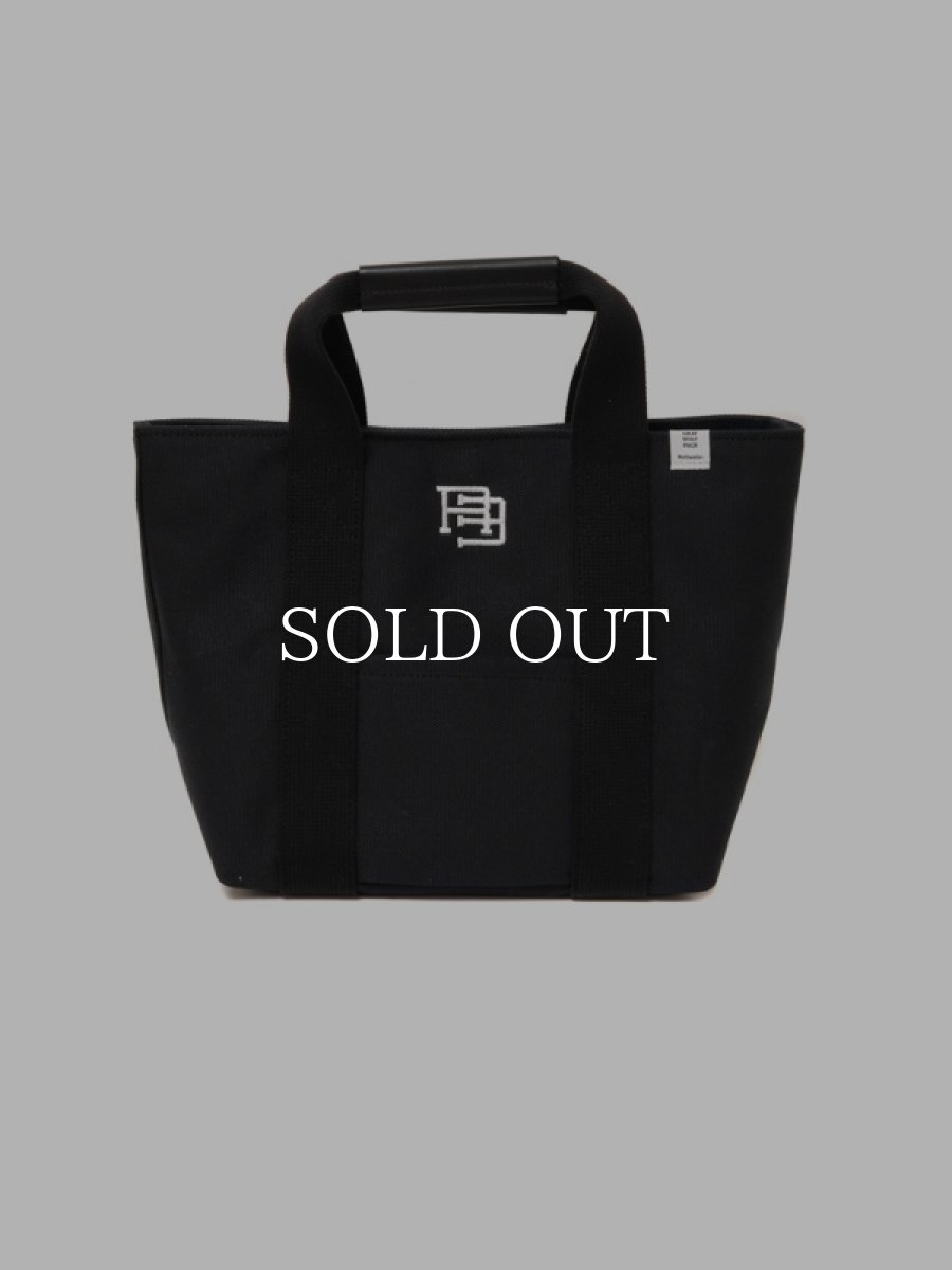 画像1: ROTTWEILER  CANVAS TOTE BAG SMALL (BLACK) (1)