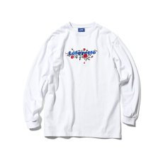 画像1: LFYT  ROSE LOGO PIGMENT DYED L/S TEE (WHITE) (1)