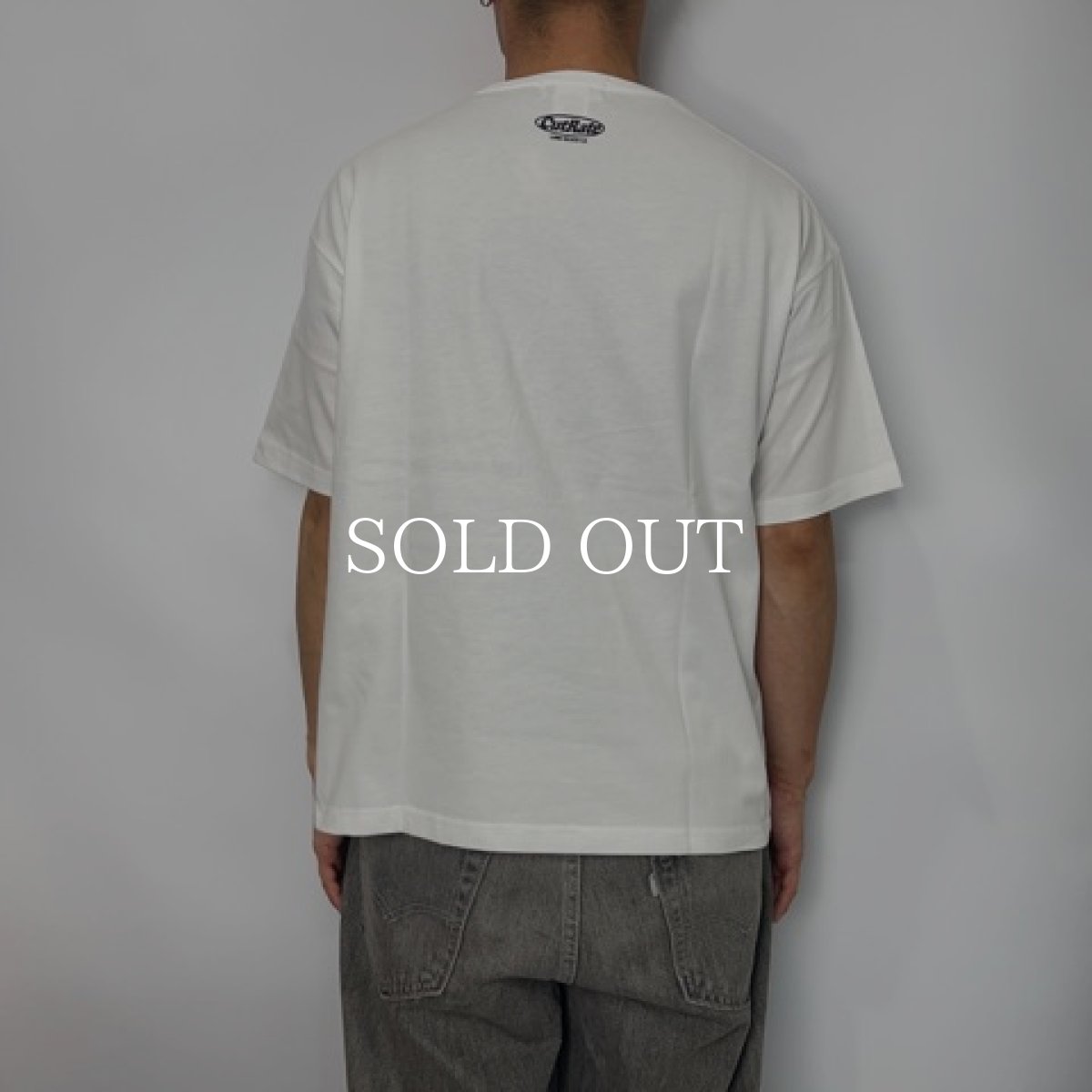 画像4: CUTRATE  SKULLS COFFEE LOGO DROPSHOULDER S/S T-SHIRT (WHITE) (4)