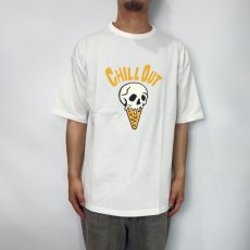 画像3: CUTRATE  SKULL CREAM LOGO DROPSHOULDER S/S T-SHIRT (WHITE) (3)