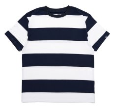 画像1: CHALLENGER  S/S HEAVYWEIGHT BORDER TEE (WHITE×NAVY) (1)