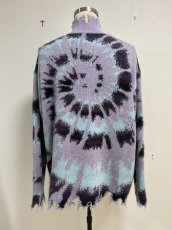 画像2: KIDILL  TIE DYE JACQUARD KNIT COLLAB WITH rurumu: (LAVENDER × PURPLE × BABY BLUE) (2)