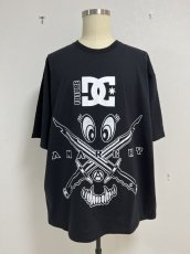 画像1: KIDILL  SHORT SLEEVE WIDE TEE COLLAB WITH DC SHOES ANARCHY (BLACK) (1)