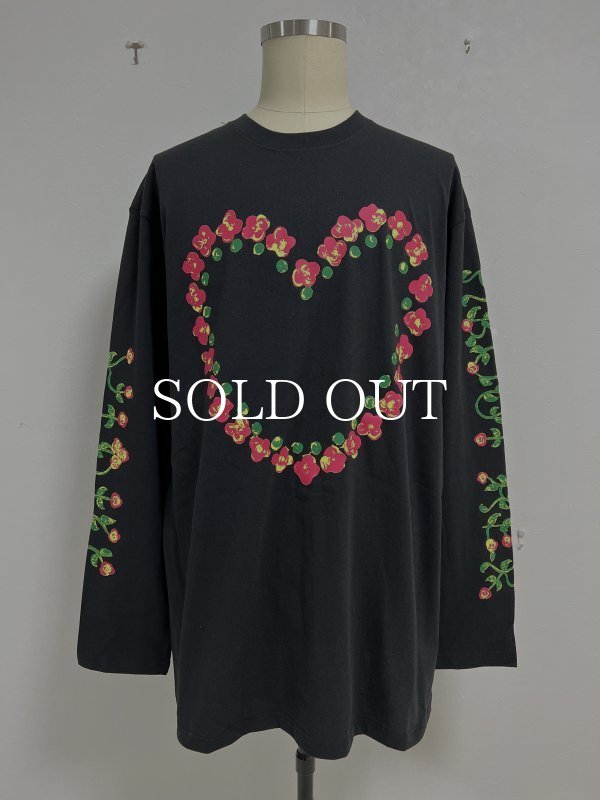 KIDILL ROSE LONG SLEEVE T-SHIRT (BLACK) KL779 公式通販