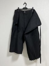 画像3: KIDILL  FOLD PLEATS PANTS POLYESTER TWILL (BLACK) (3)