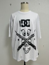 画像1: KIDILL  SHORT SLEEVE WIDE TEE COLLAB WITH DC SHOES ANARCHY (WHITE) (1)