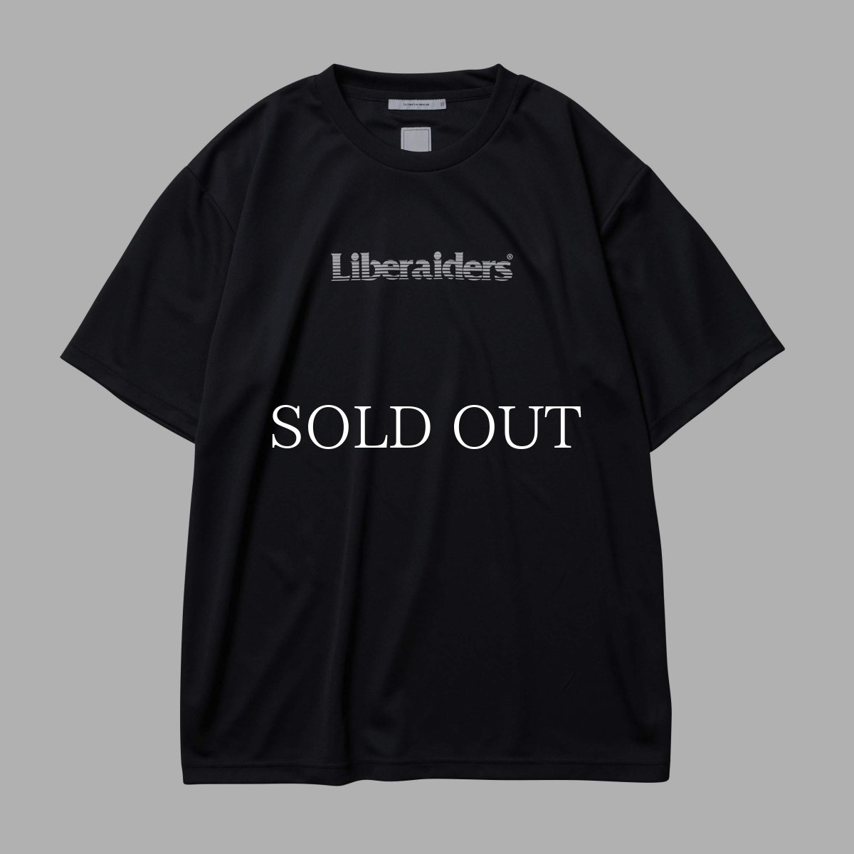 画像1: Liberaiders  REFLECTOR LOGO DRY TEE (BLACK) (1)